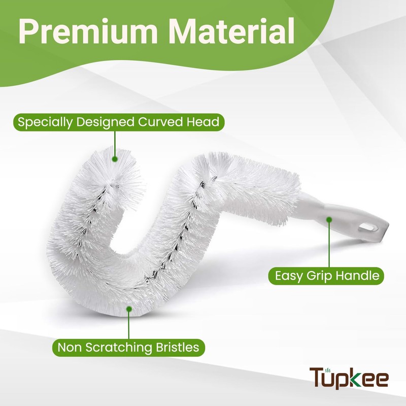 Tupkee Coffee Pot Cleaning Brush – Non Scratching, Long Lasting