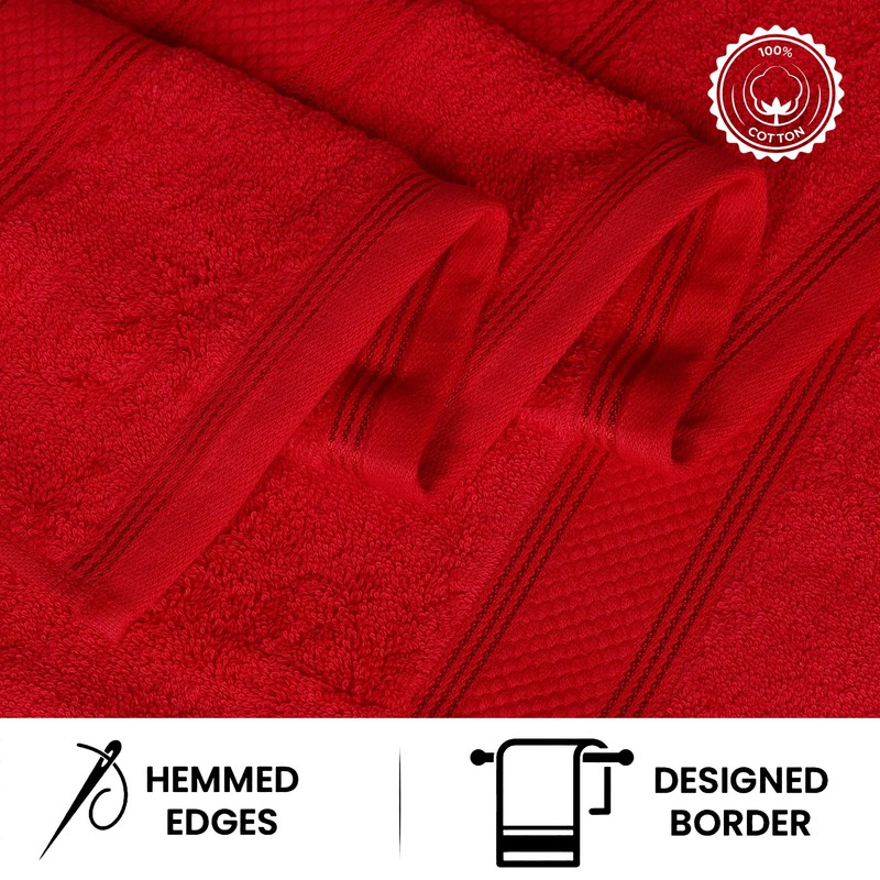 Casa Lino 4 Piece Bath Towel Set | 1 Bath