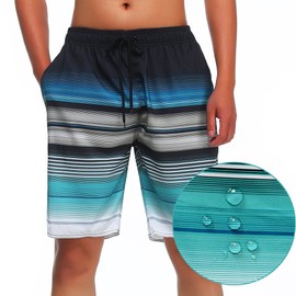 MILANKERR MEN'S SWIM TRUNK,Blue,Medium