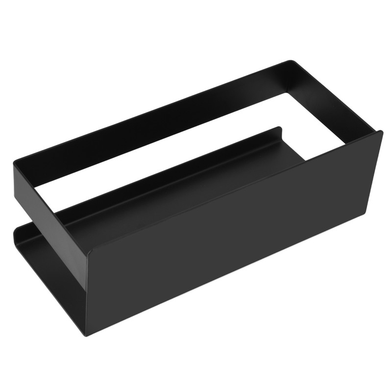 Single Tier Spice Rack 15kg Bearing Capacity Corrosion Resistant Black