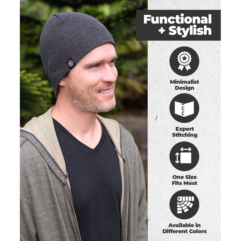 Original Beanie Cap - Soft Knit Beanie Hat - Warm