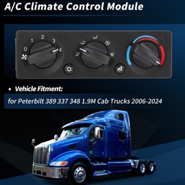SWITCHRISE A/C Heater Climate Control Module for Peterbilt 389 337 348 1.9M Cab Trucks 2006-2024 HVAC Control Switch Panel No.Q216119/F21034100/703826AT