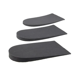 Footmedics Basics Heel Elevators x2 | Leg Length Discrepancy Lift & Achilles Tendonitis Raise Treatment | Multiple Raise Options: (8mm) Medium