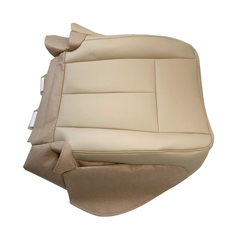 Bottom Microfiber Leather AC Seat Cover Tan Fit for 2007-2014