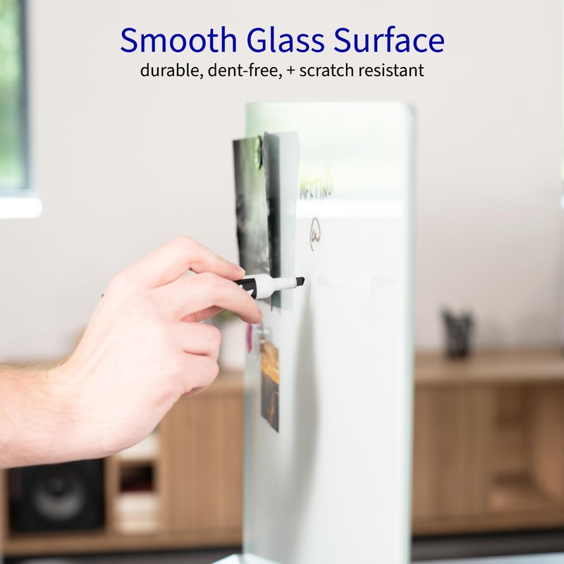 VIVO Freestanding Glass 23 x 19 inch Tabletop Magnetic Dry