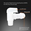 Toolazy 2-Pack of Spigot for 6 Gallon Container,3/4" White Plastic