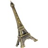 DPWOUM 1Pc Gold Eiffel Tower Statue Mini Eiffel Tower Artificial
