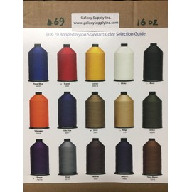 AMERICAN & EFIRD LLC ( Cream Color ) TEX 70 Bonded Nylon # 69 Thread , 16oz.