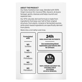 SheaMoisture Shea Butter Body Wash Bar Soap, Cleansing Skin Care to Soften & Restore, 100% Virgin Coconut Oil with Coconut Milk, Shea Butter & Acacia Senegal, 8 Oz Bar - 6 pack