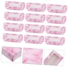 TOVINANNA 40pcs Marble Design Empty Eyelash Holder Cases Lightweight Eyelash