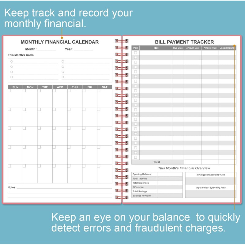 Bill Organizer - Monthly Bill Payment for Personal Budgeting Financial,