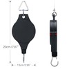 KINGLAKE 2 Pcs Retractable Hanging Basket Pulley System, Hanging Basket