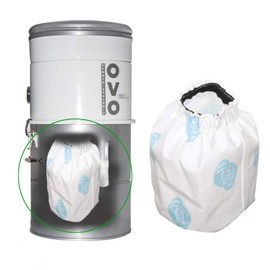 OVO HEPA Filter Bag, 8 Litre, Prevent Allergie, Fits OVO-630ST-25H, NADAIR-600/700-AL-22, WHITE