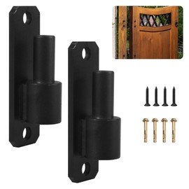 4 Pack Wall Mount Gate Hinges with 5/8" Hinge Pin, Heavy Duty Gate Hinge with Screws for Farm Gates Wood Fence