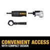 DEWALT FLEXTORQ Right Angle Drill Adapter, 2-in-1 Attachment for Impact