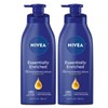 NIVEA Essentially Enriched Body Lotion for Dry Skin, Pack of
