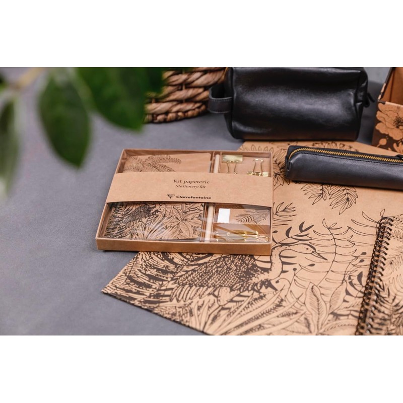 Clairefontaine 116046C Writing Set with Notebook 11 x 17 cm
