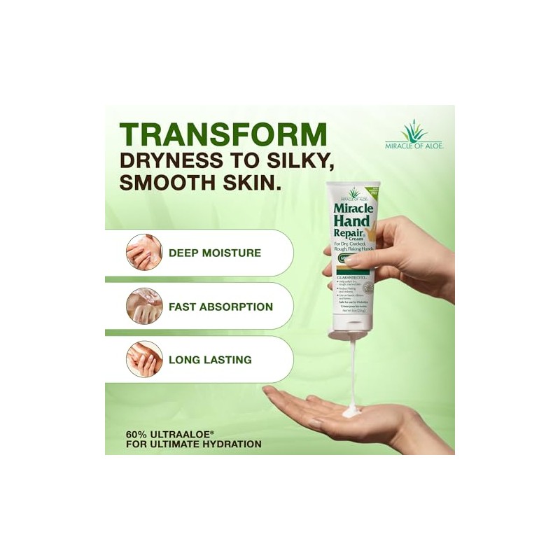 Miracle of Aloe 's Miracle Crema reparadora de manos