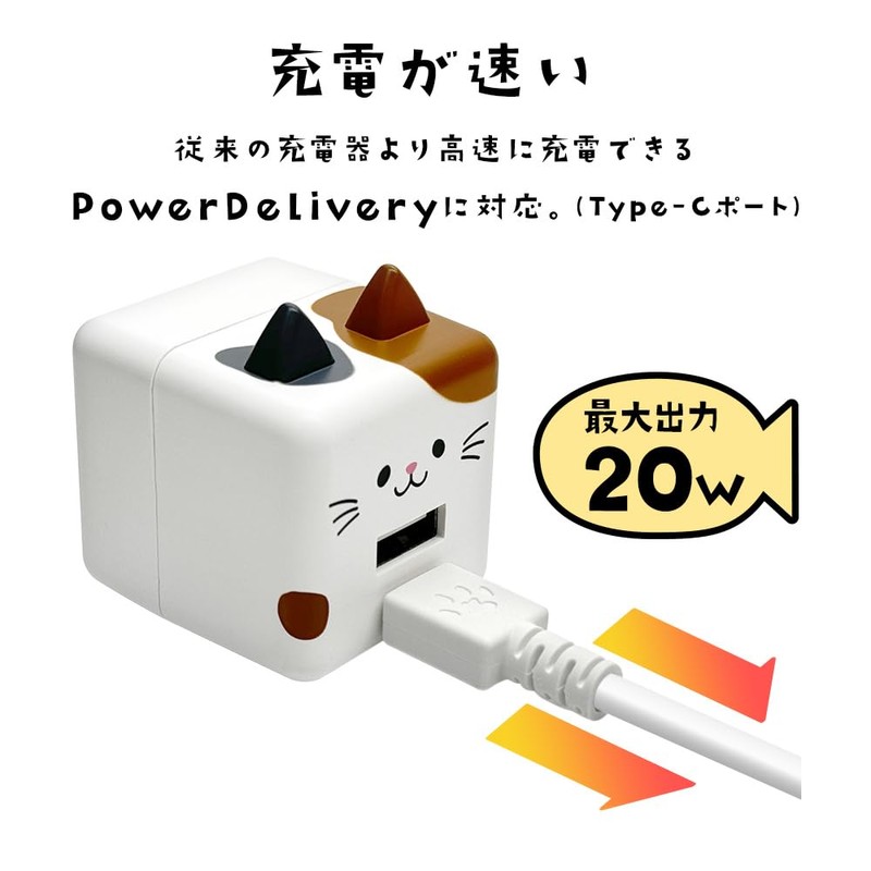 RACCA20W03KHK RACCA20W03KHK Rasta Banana, USB Charger, Compatible with AC Type-C