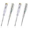 4PCS Voltage Pen Flat Screwdriver, Length 125mm, 2 in 1