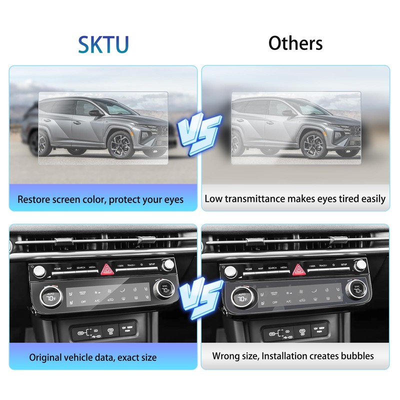 SKTU Air Conditioning Film Compatible with Hyundai Tucson NX4 2024