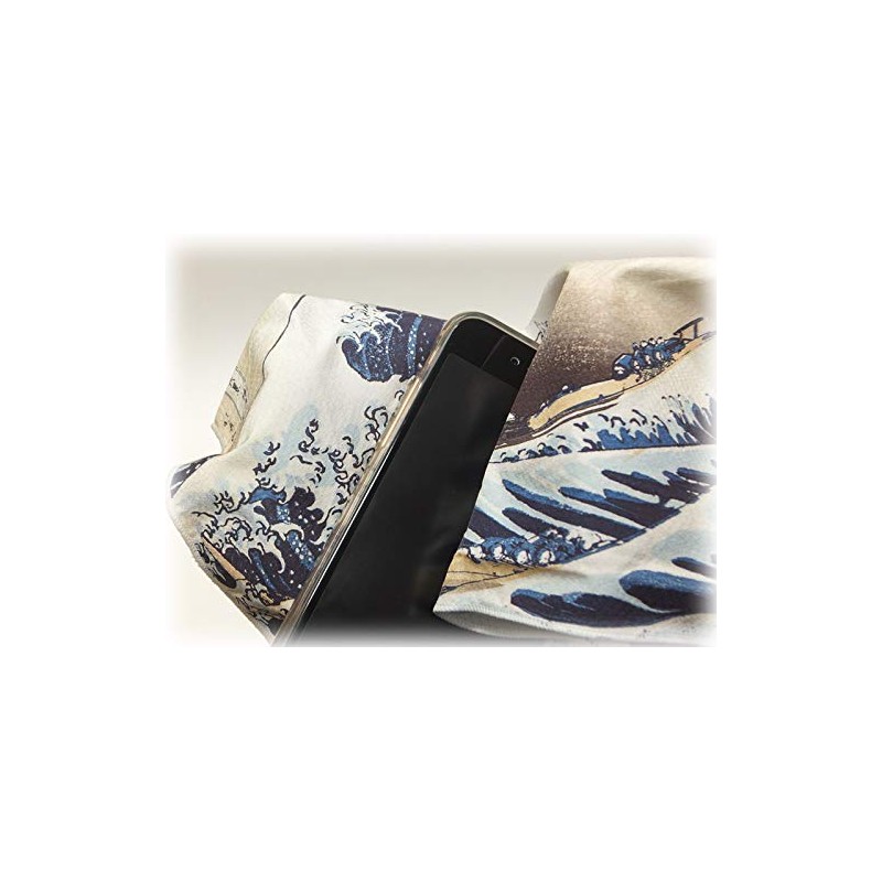 Katsushika Hokusai Tracey Dawave Glasses Cleaning Cloth