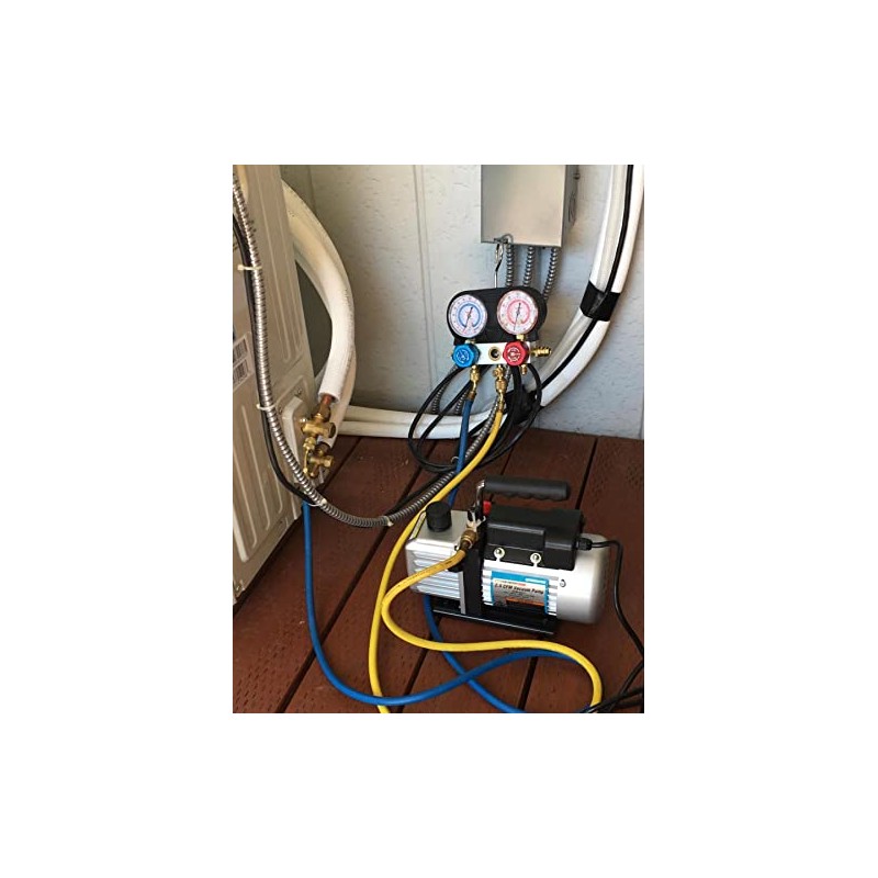 2.5 CFM 1/6 HP One Stage Vacuum Pump Air Conditioning