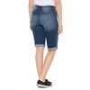 Democracy Ab Solution - Bermudas para mujer, 13 pulgadas, botón