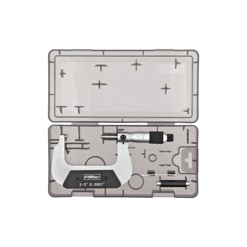Fowler 52-229-203-0, Swiss-Style Outside Micrometer with 2-3" Measuring Range