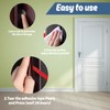 39.4Ft Weather Stripping Door Seal Strip Rubber Self Adhesive Door