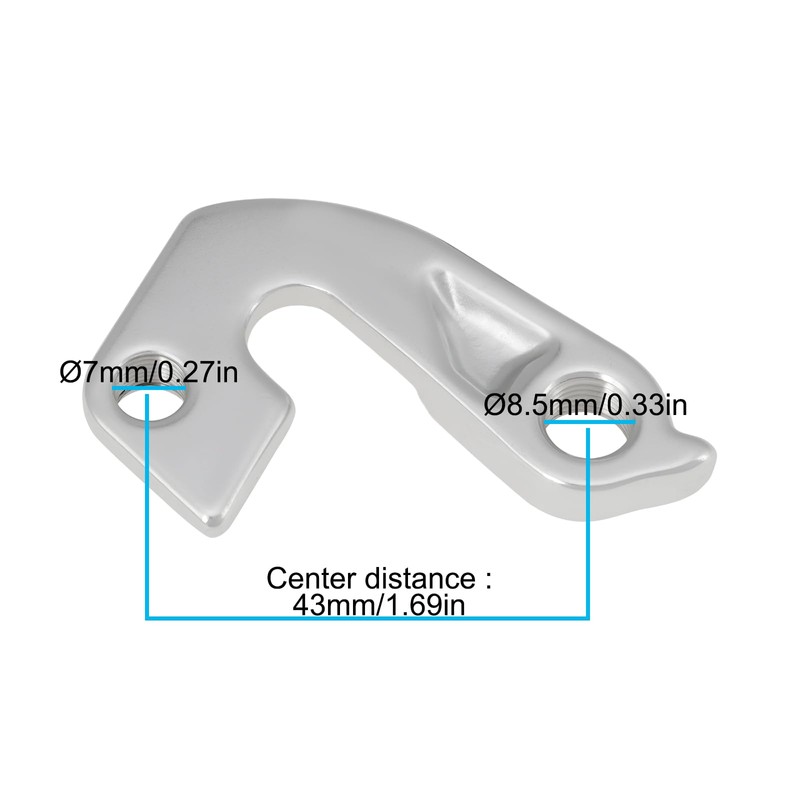 SG Store 2pcs Bicycle Rear Derailleur Hanger 65 with Screw