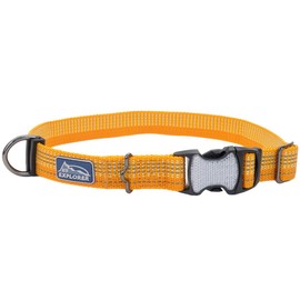 Coastal Pet - K-9 Explorer - Brights Reflective Adjustable Dog Collar, Desert, 5/8" x 12"-18"