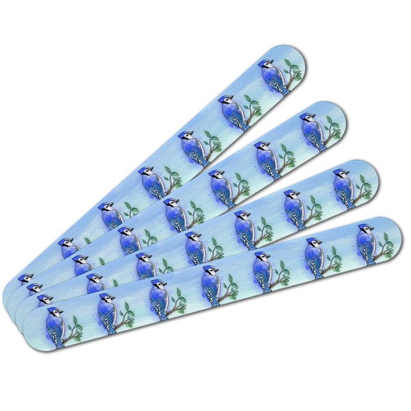 Blue Jay Watercolor Northeastern Bird Double-Sided Nail File Emery Board