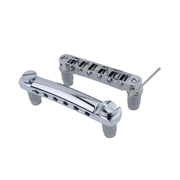 Guyker Guitar Tune-O-Matic Bridge and Stop Bar Tailpiece Combo with