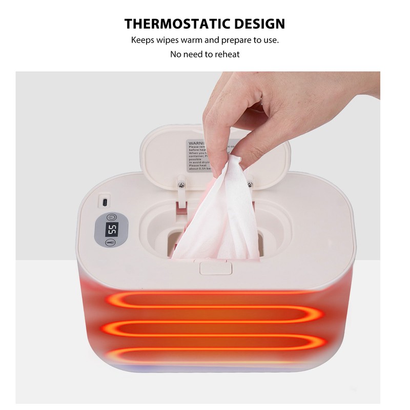 Baby Wipe Warmer Rapid Heating Constant Temperature Heating Wet Wipe