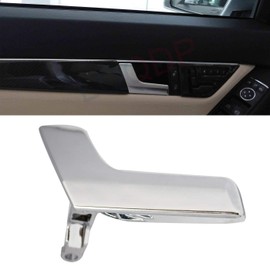 LQQDP Chrome Interior Door Handle Kit for Driver Left Side (Front or Rear) Compatible with W204 C-Class C180/C200/C230/C250/C280/C300/C350/C63 AMG GLK-Class GLK250/GLK280/GLK300/GLK350