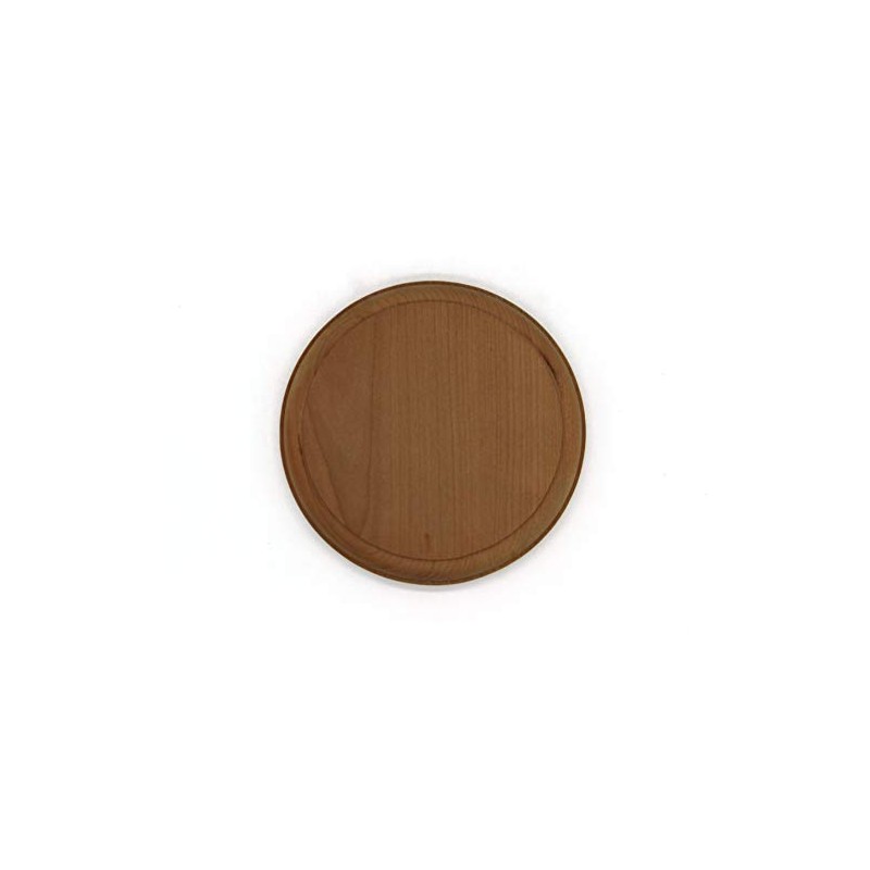 Round Rosette, Solid Hardwood Cherry, 4 1/2" x 3/4", Stair