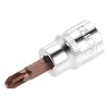 sourcingmap 3/8-inch Drive x PZ3 Bit Socket, S2 Steel Bits,