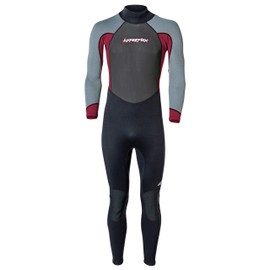 Hyperflex Access Men’s and Women’s Full Body 3mm Backzip Wetsuit - Warm 4-Way Stretch Neoprene - Adjustable Collar and Flat Lock Construction - High Performance 50+ UV SHIELD
