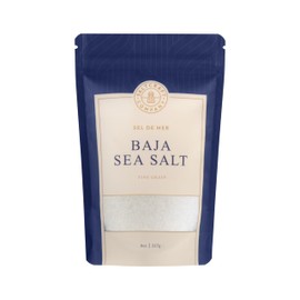 SaltCraft Co - Baja Sea Salt, Fine Grain Crystals, Low Sodium 30% | Perfect for Hydration & Cooking | Kosher Certified & Mineral Salt | Non-GMO - 8 Ounce