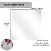 Transparent Blank Mylar Stencil Sheets for Cutting, 24" x 24"