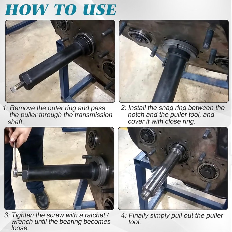 BELIFLY Input Shaft Bearing Puller Removal Tools Compatible with Eaton