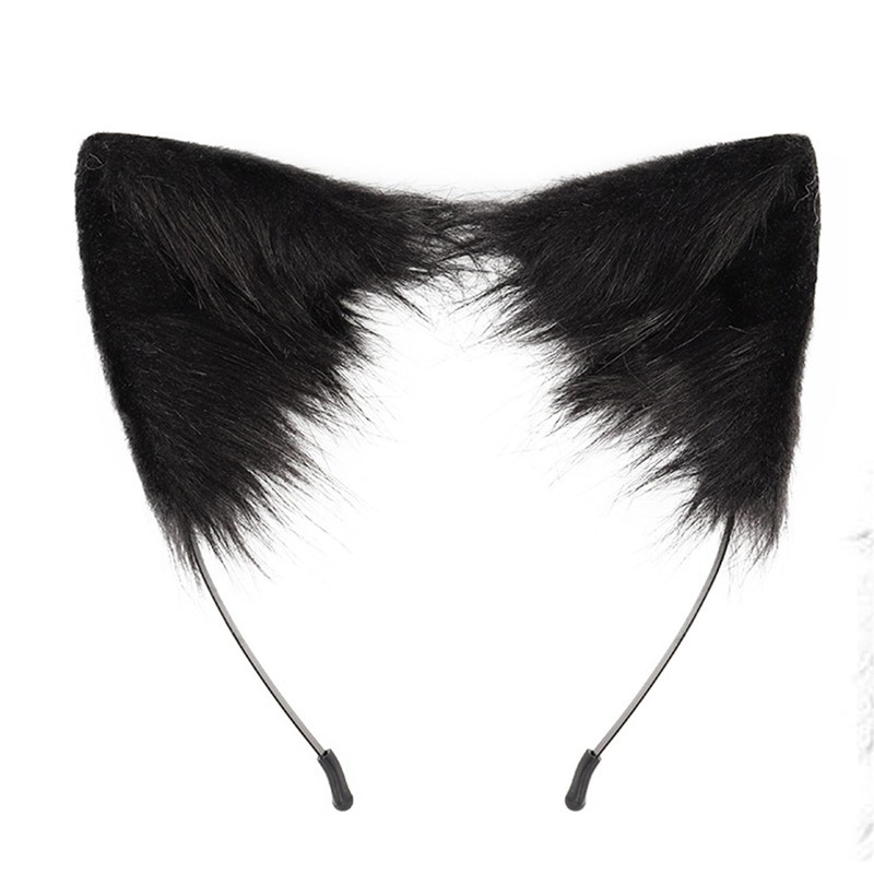 URFUN Adult Plush Tail and Ears Set Faux Fur Cat
