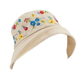 Easylife Embroidered Hat (Natural). Ladies Sun Hat with Roll-Down Brim (One Size). Sun Hat Women Will Enjoy Wearing. Summer Hats For Women. Sun Hats For Women. Women's Sun Hats - Fully Guaranteed |