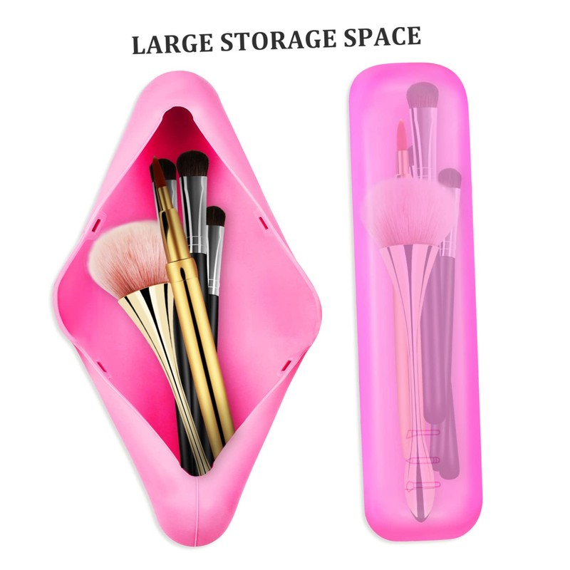 BIUDECO Cosmetic Brush Organizer Multifunctional Brush Holder Waterproof Makeup Brush