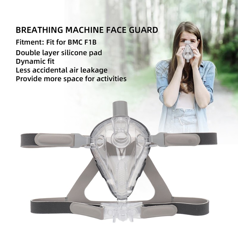 Face Guard Replacement Facial Cover with Headgear Breathing Machine Accessories