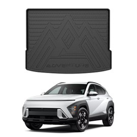 Mixsuper Cargo Liner for Hyundai Kona/Kona Electric (EV) 2024-2025 2026, Trunk Mat for Hyundai Kona Accessories Cargo Mat Rear Trunk Liner Black