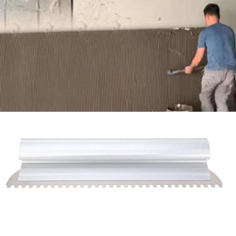 Tile Trowel, 2/5x2/5in Square Notch Trowel Tile Adhesive Spreader Tile