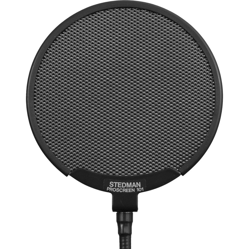 Stedman Proscreen 101 Custom Popping Guard with Rubber Edge Black