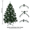 Christmas Tree Stand for Artificial Trees, Folding Metal Tree Base